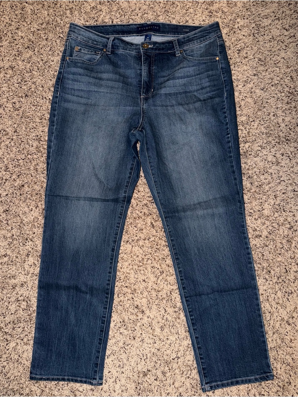 Bandolino Blue Straight-Leg Jeans